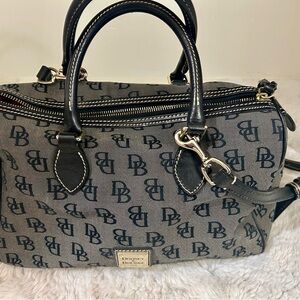 Dooney & Bourke Black and Gray Satchel
